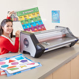 GBC Ultima 65 Thermal Roll Laminator, 27" Maximum Width, 10 Minute Warm-Up, School Lamination, Gray (1710740) GBC