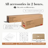 EliteSet Curved 9-Drawer Dresser for Bedroom, 63" Wide Modern Chest of Drawers, Vanity Desk TV Stand for Living Room, Closet Storage Drawers Organizer Furniture, Nursery, Hallway, Oak EliteSet