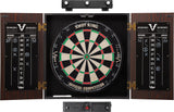 Viper Stadium Cabinet & Shot King Sisal/Bristle Dartboard Ready-to-Play Bundle: Elite Set (Shot King Dartboard, Darts, Shadow Buster and Laser Throw Line), Black (40-1213) Viper