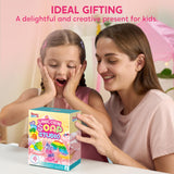 Klever Kits Soap Making Kit- Make Your Own Soap- DIY Unicorn Soap with 4 Molds, Spa Science Kit for Kids, Stem Activity Gifts for Toddler Kid Aged 6+, Girl Birthday Present Klever Kits