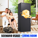 TXTDPL 14-18 Gun Safe,Gun Safe Biometric Fingerprint Fireproof,Quick Access Gun Cabinets for Rifles and Shotguns with Removable Shelves,Easy Assembly,Led Light (57" H X 17.7" W X15.7 D) TXTDPL