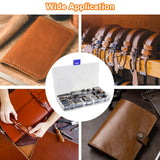 YKSPLUSK 56 Pieces Leather Hole Punch Set, Leather Cutting Dies Kit with Storage Case & Mat, Multiple Shapes Hole Punch Tool for Belts, Hollow Punch Cutter Tool for Handmade DIY Crafts YKSPLUSK