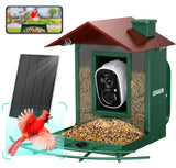 Osoeri Bird Feeder with Camera, Smart Bird Feeder Camera with AI Identify, Auto Capture Bird Videos & Motion Detection, Ideal Gift for Bird Lovers Osoeri
