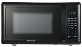 Emerson MW7302B Compact Countertop Microwave Oven with Touch Control, LED Display, 700W, 10 Power Levels, 6 Auto Menus, Glass Turntable and Child Safe Lock, 0.7 Cu., Ft. Black Emerson