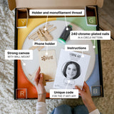 DIY String Art Kit – Create Custom Art from Your Photo – Relaxing Hobby & Personalized Wall Decor – Craft Kit for Women/Her – IT Arti – Gift Idea String Art for Adults Beginner IT Arti