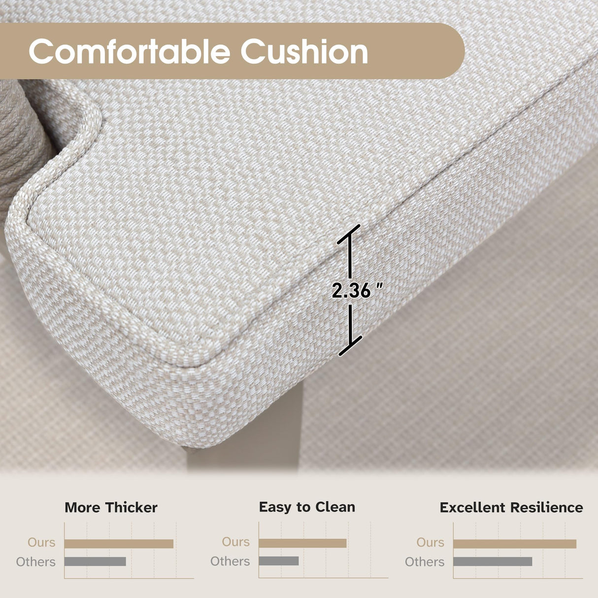 PURPLE LEAF 11 Pieces Patio Dining Set Wicker Outdoor Furniture Rectangular Table and Chairs Set for Garden Deck Aluminum Frame Backyard Kitchen Set, Cushions and Pillows Included Champagne PURPLE LEAF