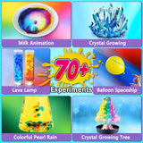 UNGLINGA 70+ Experiments Science Kit for Kids, Chemistry Set, Educational Toys Gifts Idea for Boys and Girls Birthday Christmas S.T.E.M Toy Project UNGLINGA