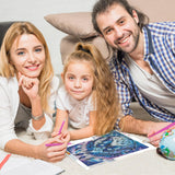 DPHERO Butterfly Diamond Painting Kits for Beginners Adults,5D DIY Dreamcatcher Diamond Art Kits,Round Full Drill Feather Diamond Painting Art,DIY Painting by Numbers Diamond Art Painting 12x16 inch DPHERO