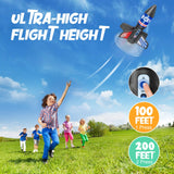Rocket Launcher, 200 Feet of Flight Altitude, Model Rocket Kits with Launch Set, Ultra-high Flying Rocket, Rocket Toy, Outdoor Toys for Ages 8-13, Birthday Gift for Kids Boys & Girls Rceico