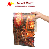 Lavievert Wooden Jigsaw Puzzles 1000 Piece Christmas Puzzles for Adults and Kids - Fireplace, Christmas Tree, Stockings LAVIEVERT