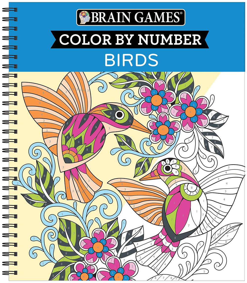 Brain Games - Color by Number: Birds New Seasons