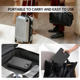 Portable Gun Safe for Pistol Small Handgun Lock Box with Combination Lock, Pistol Safe for Car, Home, Travel, 9.4" x6.6" x1.8",Black MJ Storafe