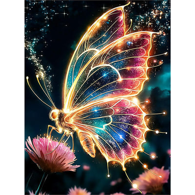 Butterfly Diamond Art Kits for Adults, 5D Butterfly Diamond Painting Kits for Beginner, DIY Aniamal Gem Art Dots for Adults, Perfect for Home Wall Decor 12x16 Inch