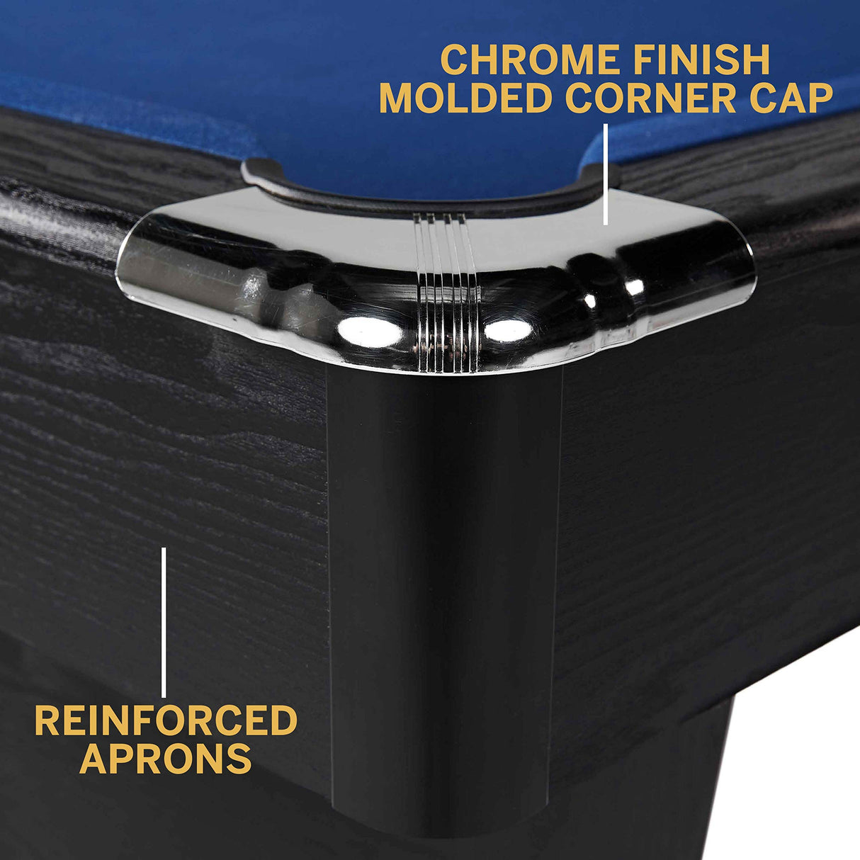 THORNTON 7' Modern Drop Pocket Table With Pool Ball and Cue Stick Set Thornton