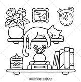 Cat Moments: Meow Life Coloring Book for Adults and Teens (Cat & Dog Coloring Book) Independently Published