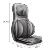 COMFIER Massager Chair with Heat, Shiatsu Neck Back Massager Portable with Compress & Rolling,Massage Chair Pad for Full Back,Neck,Full Body Pain, Gray COMFIER