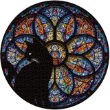 Stained Glass Cat Puzzle for Adults 1000 Piece, Colorful Religious Christian Jigsaw Puzzle, Kitty Kitten Mandala Puzzle BBOLDIN