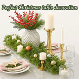 6FT Christmas Garland, Real Touch Cedar Greenery Garland for Mantle, Staircase, Wall, Window, Door, DIY Holiday Decor, Full & Lifelike, Flexible Branch Generic