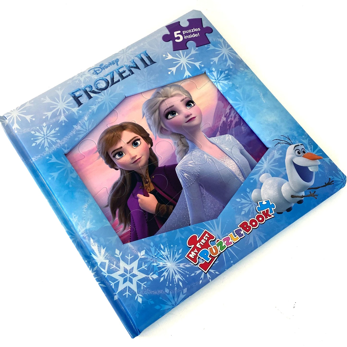 Disney Frozen 2 My First Puzzle Book - Jigsaw Puzzles for kids, 10-page board book, 5 puzzles to enjoy