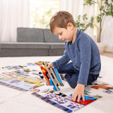 Melissa & Doug Traffic Jam Jumbo Jigsaw Floor Puzzle (24 pcs, 2 x 3 feet long) - FSC Certified Melissa & Doug