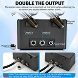 Slskbut Airbrush Kit with Air Compressor 7-Gear Adjustable, 55 PSI Professionals High-Power Air Brush Set, Dual-Action Airbrush Spray Gun Set, for Painting, Nail Art, Makeup, Model and Cake Coloring SLSKBUT