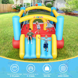 AKEYDIY Bounce House for Kids,13 x 12ft Obstacle Course Bounce House Jump 'n Slide for 3-12 yr Kids, Inflatable Bouncy House with Double Slides&Large Bounce Area - Bouncy Castle for Indoor/Backyard AKEYDIY