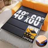 LAVEVE Sleeper Sofa Support Board 48''x60'' Queen Size, Heavy Duty Solid Wooden Mattress for Pull Out Sofa Bed, Foldable Design Bunkie Board Couch Accessories, Enhanced Weight-Bearing Capacity LAVEVE