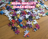 Universe of Unicorns Rainbow Fantasy Puzzle for Adults and Kids | 1000 Piece Jigsaw Puzzle Toy | Interactive Brain Teaser for Game Night | 28 x 20 Inches Toynk