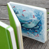 SEMLEART Watercolor Journal 6.49x6.49inches, Cold Press, 30 Sheets, 140lb/300gsm, Acid-Free,Water-Resistant Cover,Ideal for Painting, and Creative Journaling SEMLEART