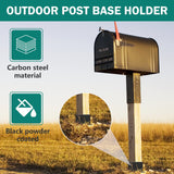 Kinchoix 4pc Pergola Post Base Heavy Duty Wood Post Support Kit for 4"x 4" (Actual 3.5 X 3.5 inch) DIY Wood Lumber Pergola Gazebo Deck Railing kit Hardware Kinchoix