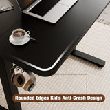 ERGOMAKER 35" Electric Standing Desk, Height Adjustable, Sit Stand Up Desk for Home Office & Computer Workstations, Memory Controller, Black ERGOMAKER