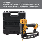 BOSTITCH Finish Nailer Kit, 16GA, Smart Point, Pneumatic (BTFP71917) Bostitch