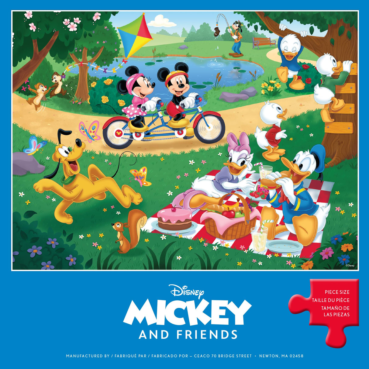 Ceaco - Disney - Mickey & Minnie in The Park - 300 Piece Jigsaw Puzzle Ceaco