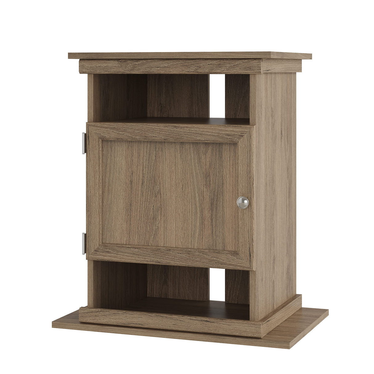 Ollie & Hutch Flipper 10/20 Gallon Aquarium Stand, Rustic Oak Ollie & Hutch
