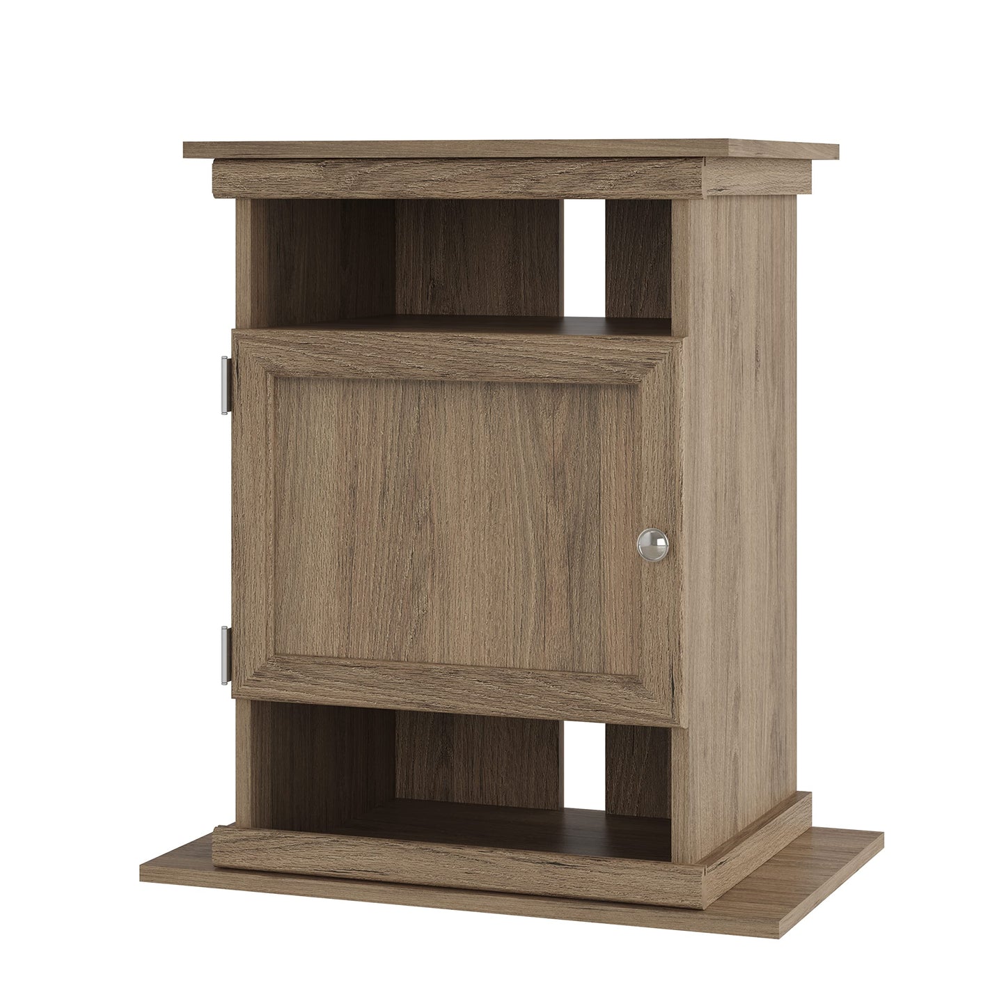 Ollie & Hutch Flipper 10/20 Gallon Aquarium Stand, Rustic Oak