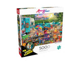 Buffalo Games - Aimee Stewart - Family Campsite - 500 Piece Jigsaw Puzzle with Hidden Images Buffalo Games