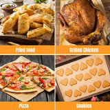 Golden Associate 9 x11 inch Parchment Paper Liners Disposable 170 Pcs, Perforated&Unperforated Sheets Combo, 85-Pcs Each, Accessories for Cuisinart, Emeril, Ninja, Breville, Instant Pot, Gowise Golden Associate