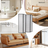 Room Divider 6Ft Folding Oriental Shoji Screen - Portable Privacy Divider with 4 Panels, Freestanding Japanese-Inspired Wood Partition Screen, White PayLessHere