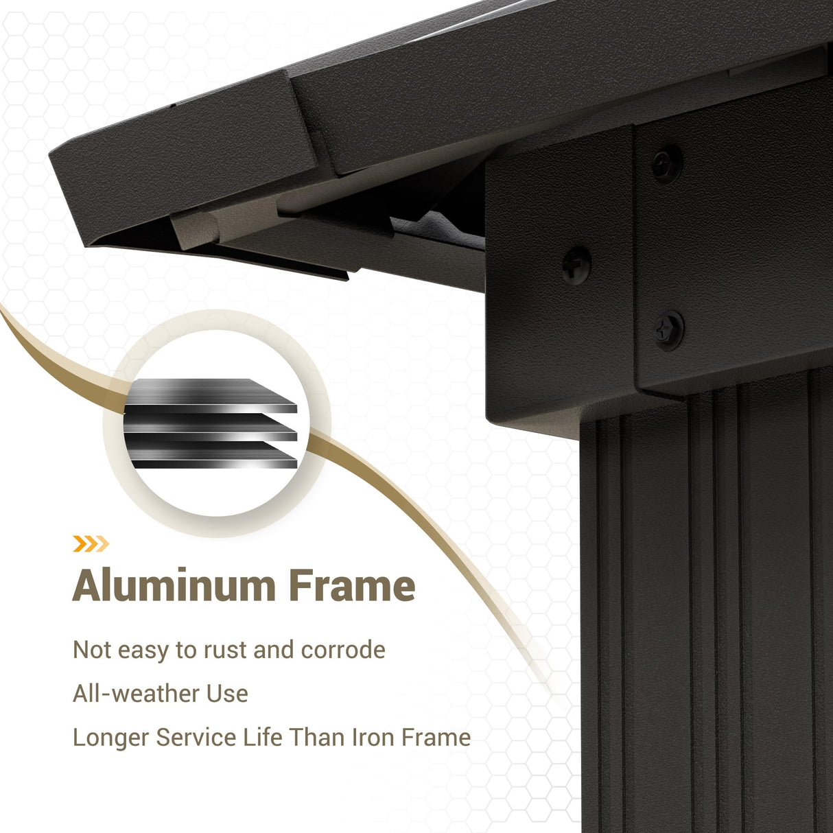 UDPATIO 12' x 20' Hardtop Gazebo, Galvanized Steel Double Roof Permanent Aluminum Gazebo, Outdoor Metal Pergolas with Mosquito Netting and Curtains for Garden, Parties, Patio, Deck, Lawns, Grey UDPATIO