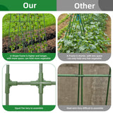 65"×50" Cucumber Trellis for Raised Bed,Tall Metal Arch Garden Trellis for Climbing Plants Outdoor,Vegetables,Plant Support Peas,Fruit,Flower,Grape,Tomato, Bean CFKEMZY