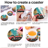 8 Pcs Car Diamond Painting Coasters Kits with Holder,DIY Diamond Art Coaster Kits for Adults,Diamonds Coasters Craft Supplies for Home Decor Gifts YarnMate