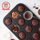 Baking Set – 6 Piece – Deluxe Non Stick Black Coating Inside and Outside – Carbon Steel Bakeware Set – PFOA PFOS and PTFE Free by Bakken Bakken- Swiss