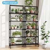 PROXRACER 5-Tier Bookshelf, 24 Inch Tall Standing Bookcase, Modern Display Shelf Unit Storage Organizer Rack for Study Room Home Office,Black PROXRACER