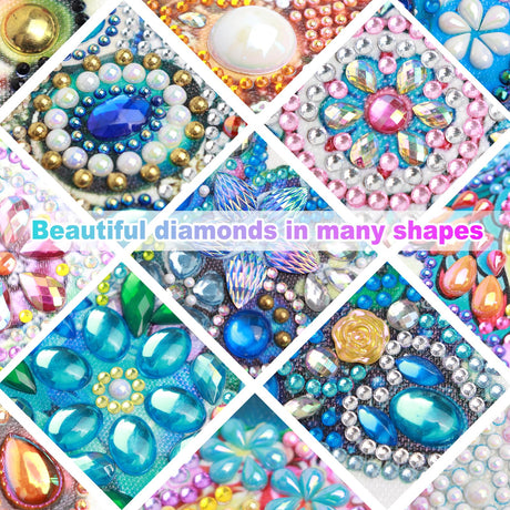 Tontut 5D Diamond Art Painting Kit, Pink Horse Animal Horse DIY Diamond Art Adult Set Mosaic Crafts, Suitable for Home, Office Wall Decoration, can be Packaged as Gifts for Friends Tontut