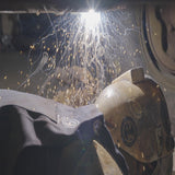 Strongarm Blue Welding Apron Flame Resistant Arc-Rated with X-tech Comfort Fastening Straps 24x36 (2023 Version) The Strongarm American Welding Company