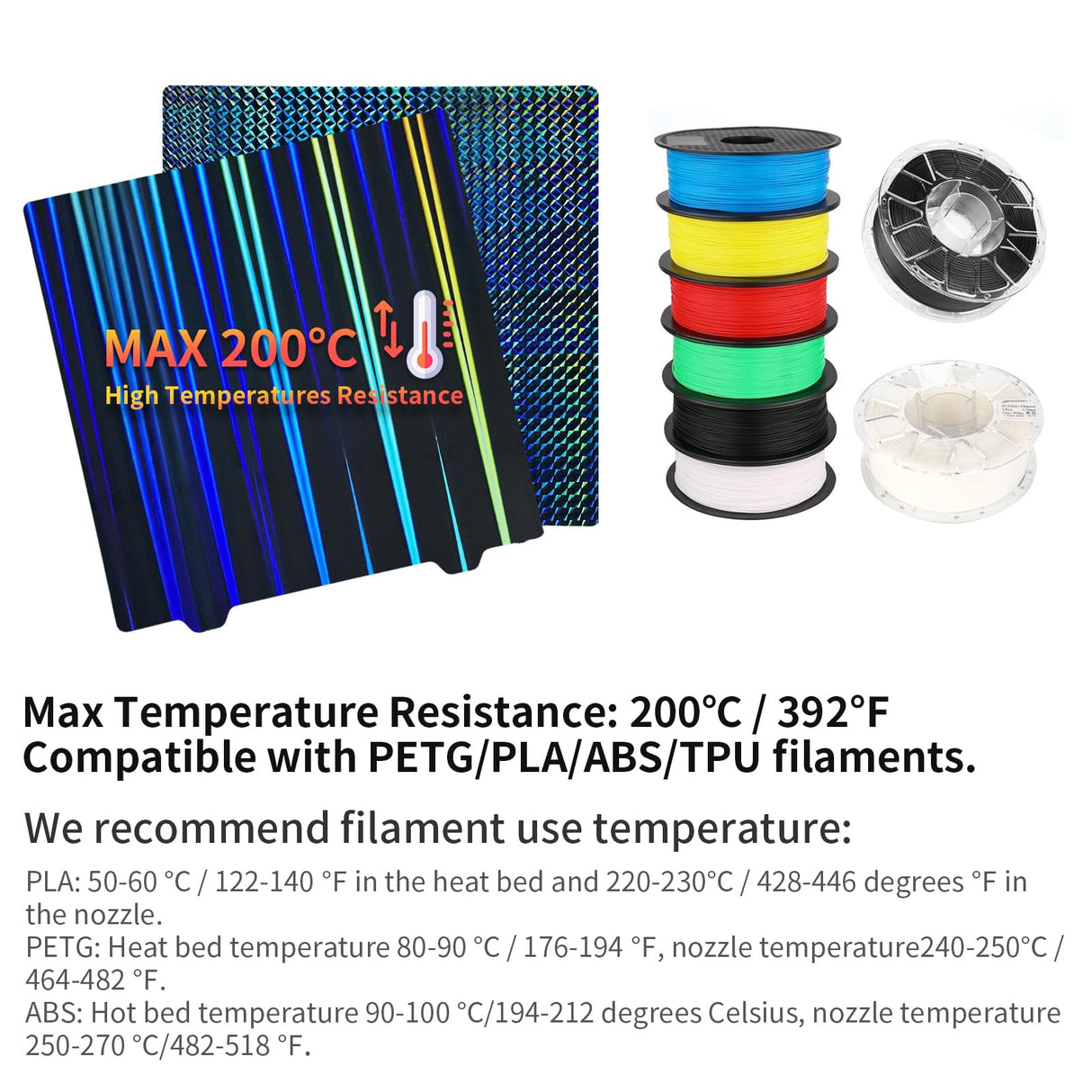 FYSETC Elego Neptune3 Pro H1H Build Plate - Light Beam+Phantom Print Bed 235x235mm: Flexible Spring Steel Sheet No Base for Ender 3 / Adventure 5M / Neptune4 /Ender 3 Pro V2 Neo 3D Printer Platform FYSETC