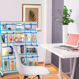 Craft Rolling Cart with Wheels - 40 Storage Pockets - Portable Organizer for Arts & Craft Supplies LC Crafts