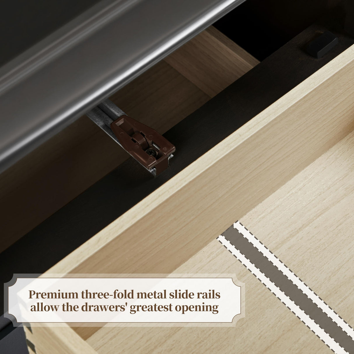 Yaheetech Fully-Assembled Nightstands Set of 2, 2-Drawer Nightstands Large Classic Bedside Tables with Storage, Wooden Painted Storage Cabinet for Bedroom, 21.5″L×16″W×24.5″H, Rustic Gray Yaheetech