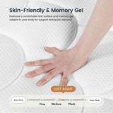 LETMOON Queen Size Foam and Spring Hybrid Mattresses, 14 Inch Medium Firm Mattress in a Box with Individual Pocket Coils, Edge Supportive, CertiPUR-US Certified, White LETMOON