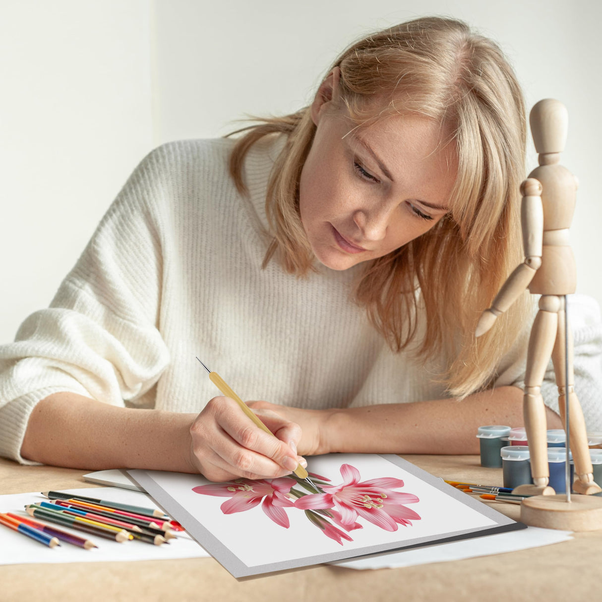 MyArtscape Graphite Transfer Paper, 20 Black Sheets - Wax Free - Erasable - Smudge-Free - Ideal for Drawing, Tracing and Watercolor Transfer - Premium Arts and Crafts Supplies MyArtscape